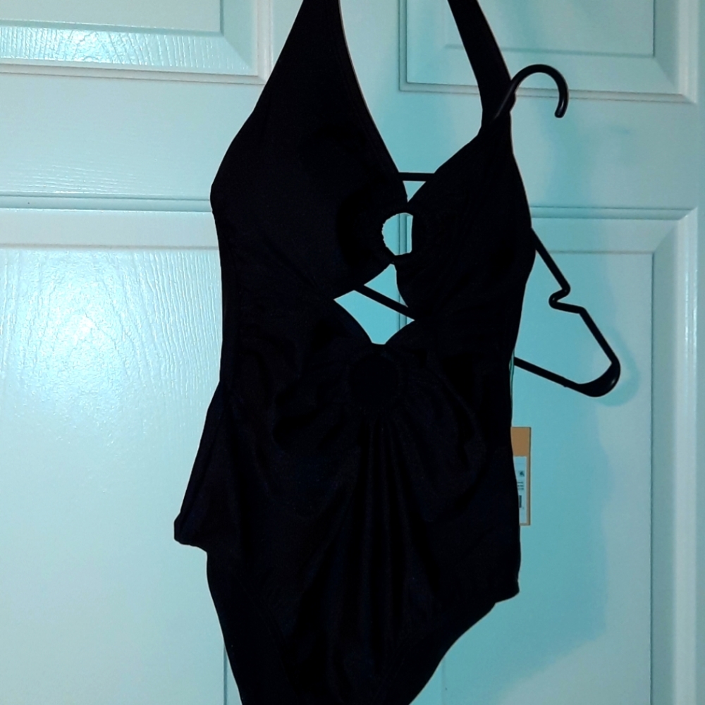 One piece bathing suit black sz.sm kona sol NEW